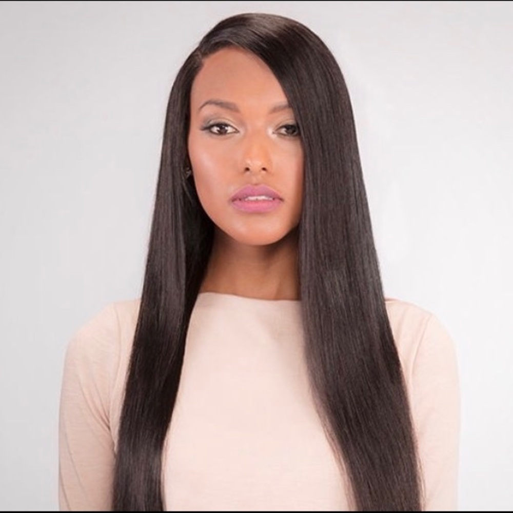 1B 16"  BRAZILIAN STRAIGHT LACE FRONT WIG - NWT